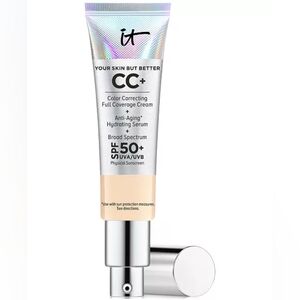 IT Cosmetics CC+ Cream SPF 50 Light New In box 1.08 US Fluid Oz. / 32 ml